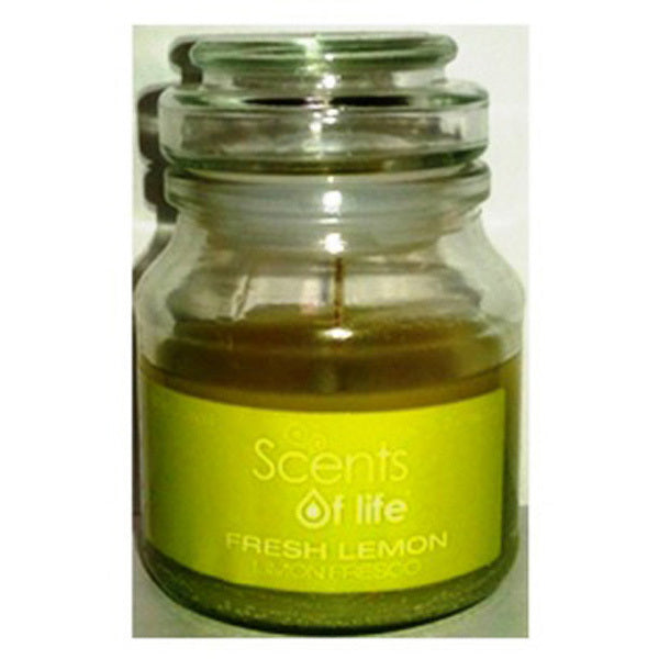 Fresh Lemon Scented Candle by Scents Of Life