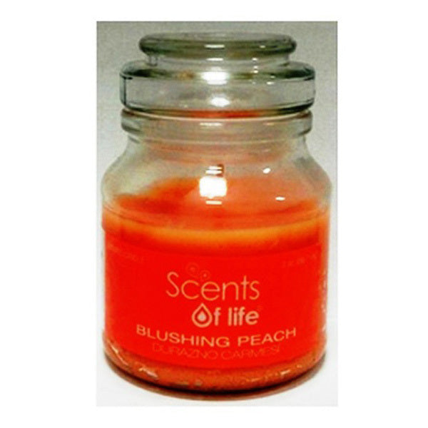 Blushing Peach Scented Candle by Scents Of Life