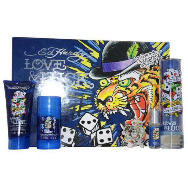 Ed Hardy Love & Luck Gift Set by Christian Audigier