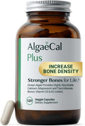 Plant-Based Calcium Complex – Bone Strength & Density Support | Vitamin D3, K2 MK7 & Magnesium | Easy-to-Swallow Veggie Capsules | 120 Count