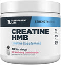 Advanced Creatine HMB Performance Powder – Muscle Growth, Strength & Lean Energy Formula (30 Servings, Strawberry Lemonade)
