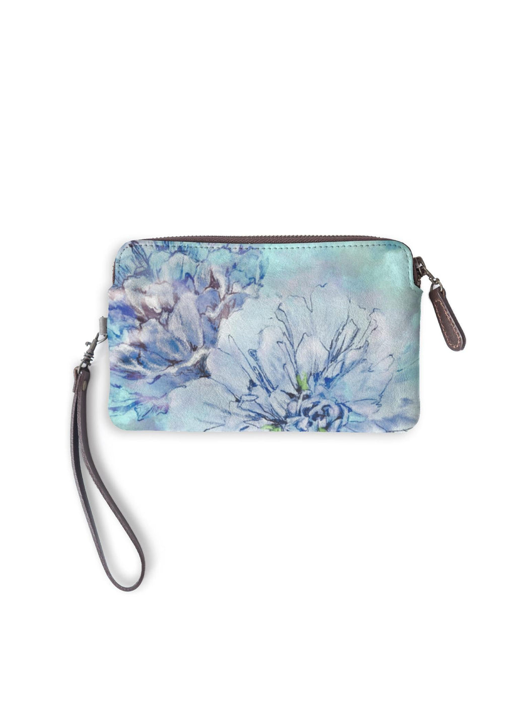 LumaVex - Blue Peonies Clutch