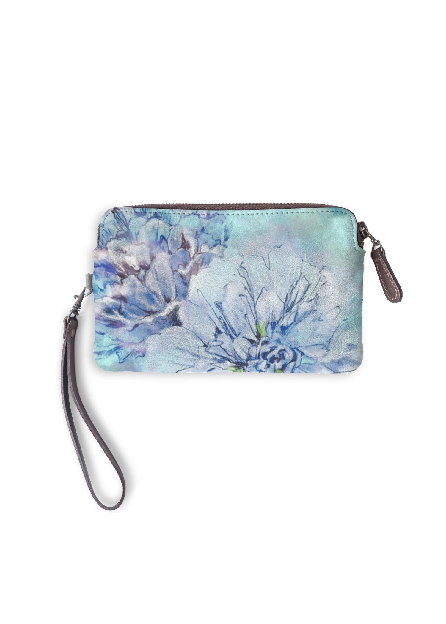 LumaVex - Blue Peonies Clutch