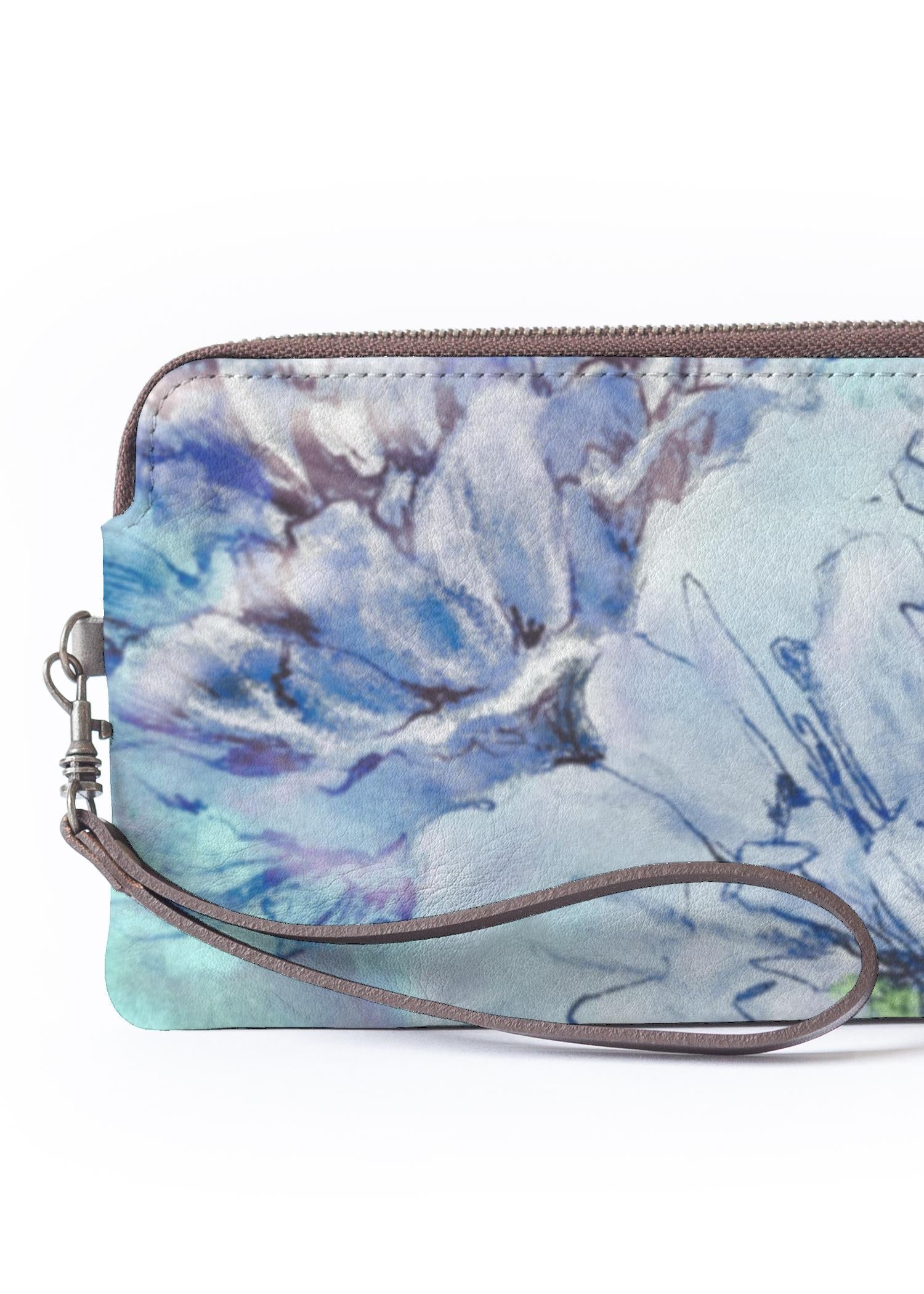 LumaVex - Blue Peonies Clutch