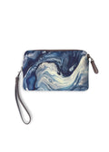 LumaVex - Navy marble clutch