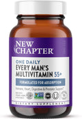 Men’s 55+ Daily Multivitamin – Advanced Whole-Food Formula | Energy, Brain, Heart & Immune Support | Gentle One-A-Day Tablets | 96 Count