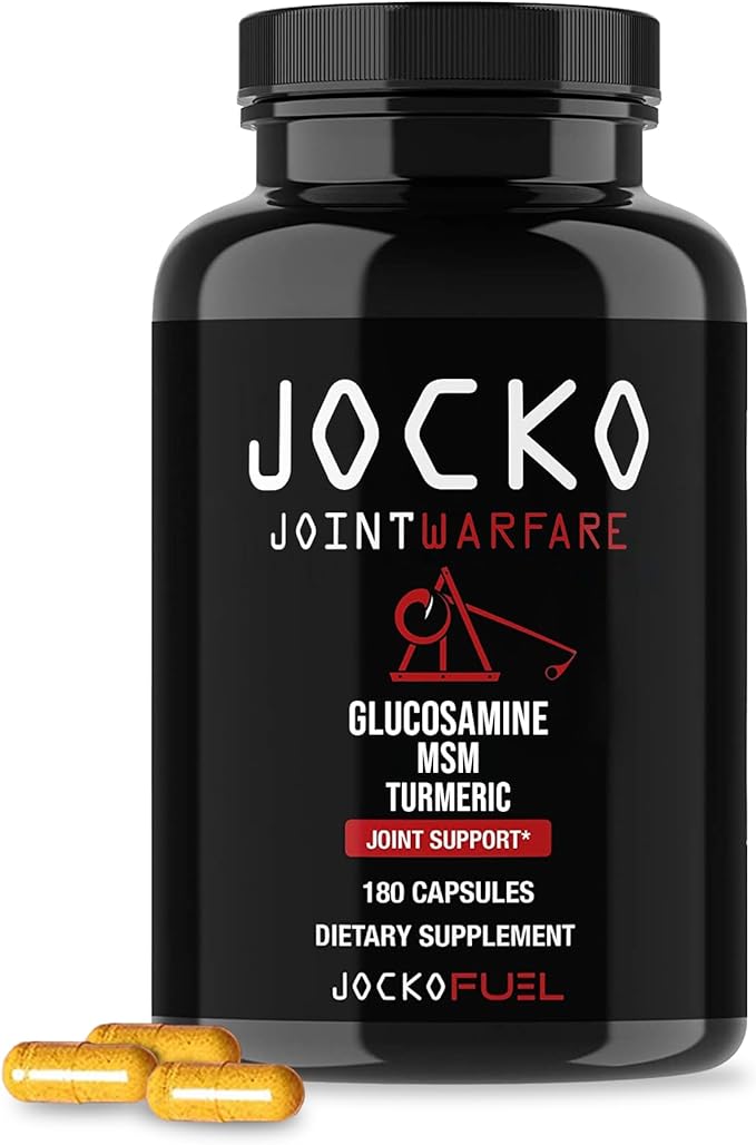 Advanced Joint Support Complex – Glucosamine, MSM, Turmeric & Boswellia for Mobility, Flexibility & Joint Comfort (180 Capsules)