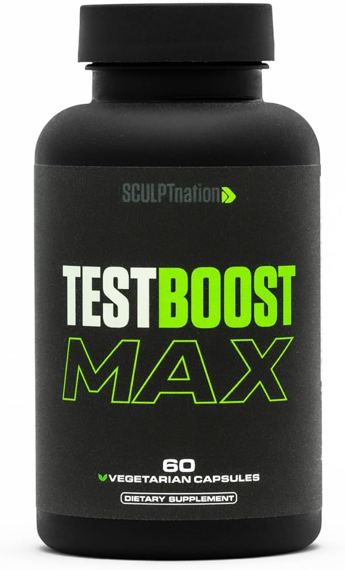 Advanced Men’s Vitality & Testosterone Support Capsules – Energy, Strength & Stamina Booster with Herbal Complex, Gluten-Free (60 Capsules)