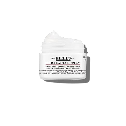 Ultra Hydrating Face Cream – 24H Moisture Barrier Repair with Squalane & Ceramides (Lightweight Daily Moisturizer for All Skin Types)