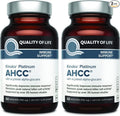 UltraShield Mushroom Immune Complex – Advanced AHCC Defense Formula (2-Pack, 120 Capsules)