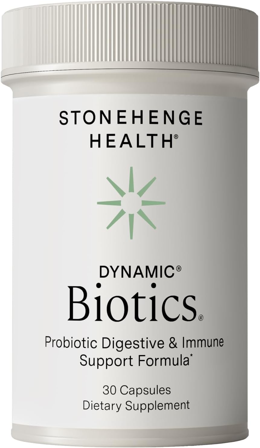 Stonehenge Advanced Probiotic Complex – 55 Billion CFU Gut Health Support with Prebiotic Fiber (30 Capsules)