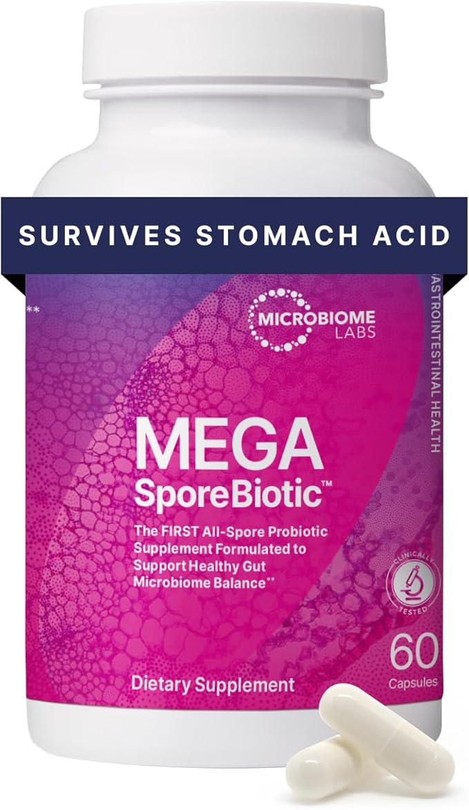 BioSpore Gut Balance Capsules – Advanced Spore-Based Probiotic for Digestive & Immune Support (60 Capsules)