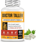 Kids Growth & Bone Strength Support (8+) – Calcium, Vitamin D3, K2 & Zinc with Amino Acids (60 Vegan Capsules | 1 Month Supply)