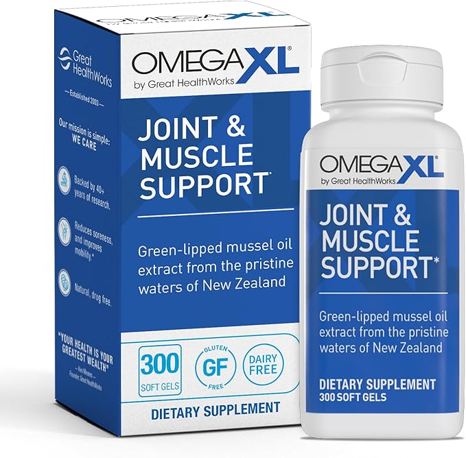 UltraFlex Marine Joint Support Softgels – Advanced Mobility & Muscle Relief Formula (300 Count)
