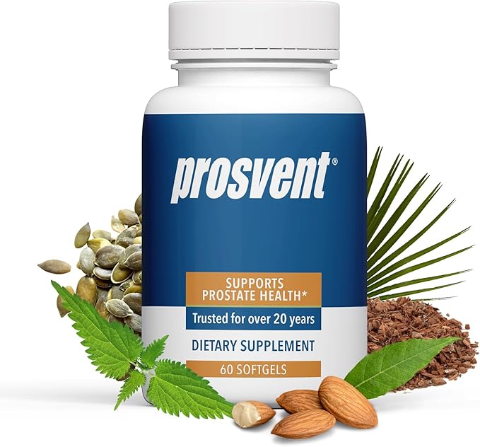 Men’s Prostate Support Formula – Urinary Flow & Bladder Health Supplement with Saw Palmetto, Zinc & Vitamin D (60 Softgels)
