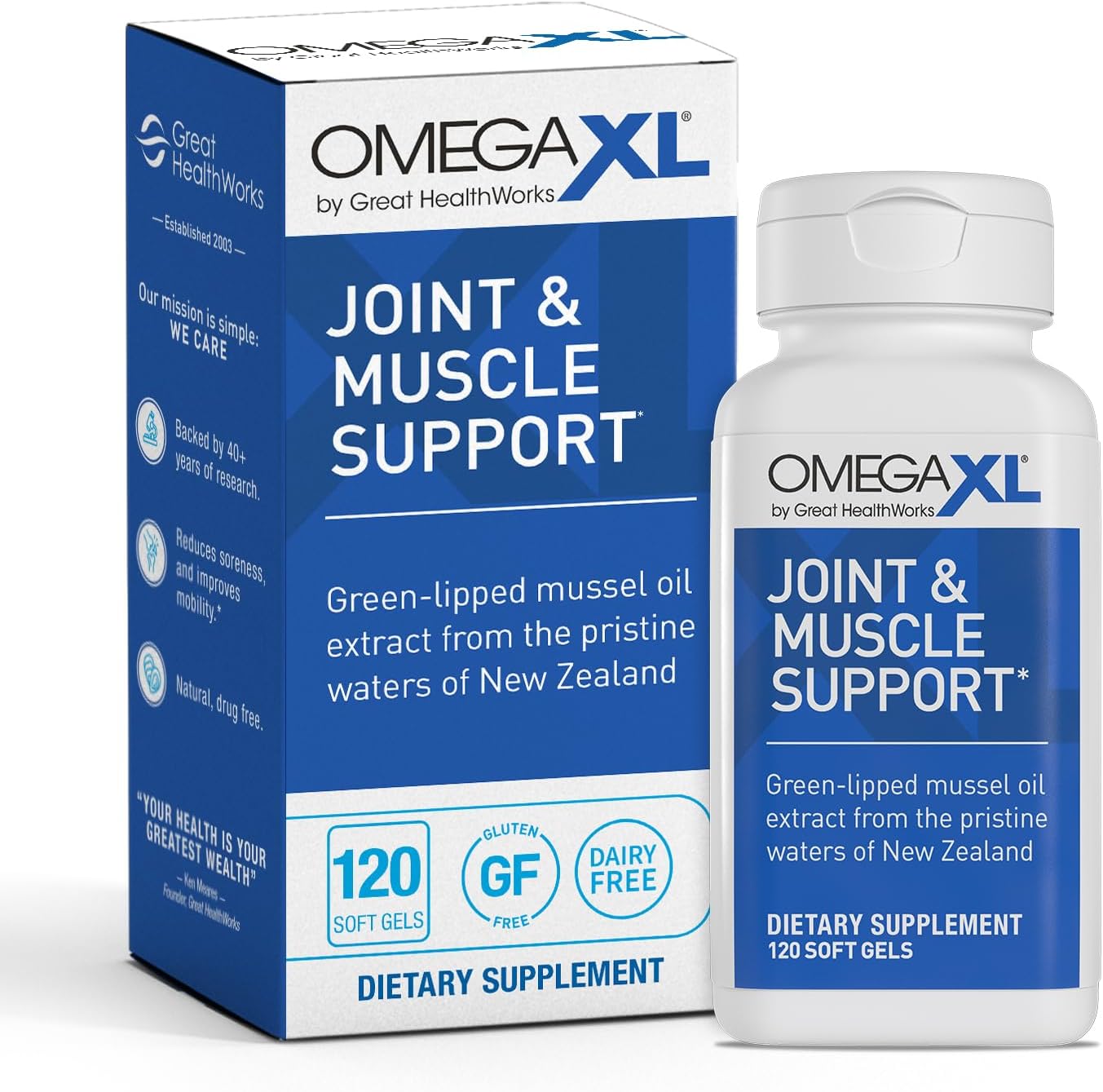 Premium Joint Support Softgels – Advanced Mobility & Muscle Comfort Formula (120 Capsules)