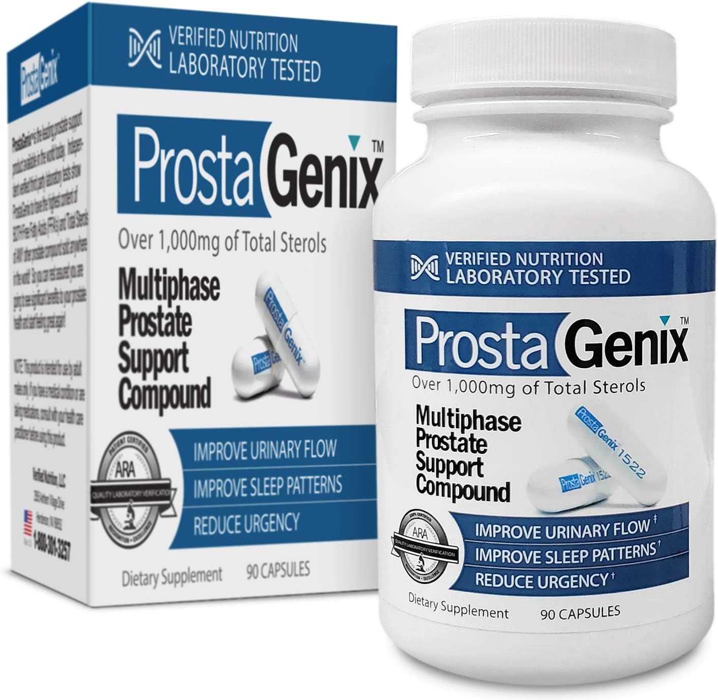 Men’s Prostate Support Capsules – Urinary Flow & Bladder Control Formula (90 Capsules)