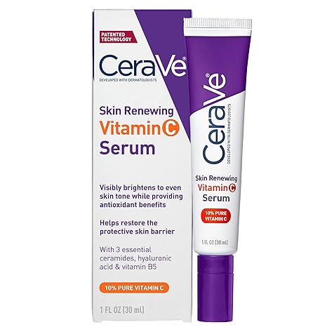 Ce**Ve Radiance Boost Vitamin C Serum – 10% Brightening Formula with Hyaluronic Acid & Ceramide Complex | Fragrance-Free Face Serum (1oz)