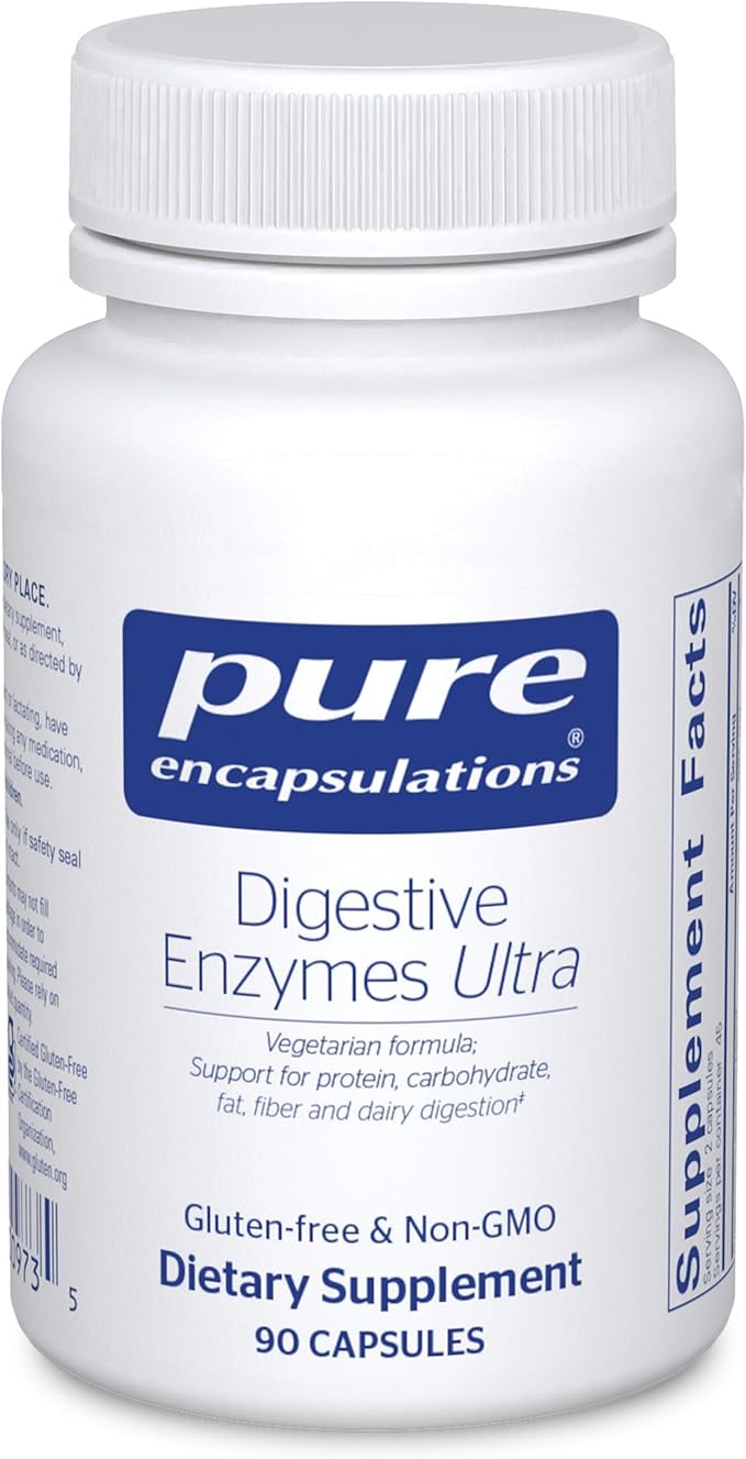 Advanced Digestive Enzyme Capsules – Complete Gut Support for Protein, Carbs & Dairy Digestion (90 Count)