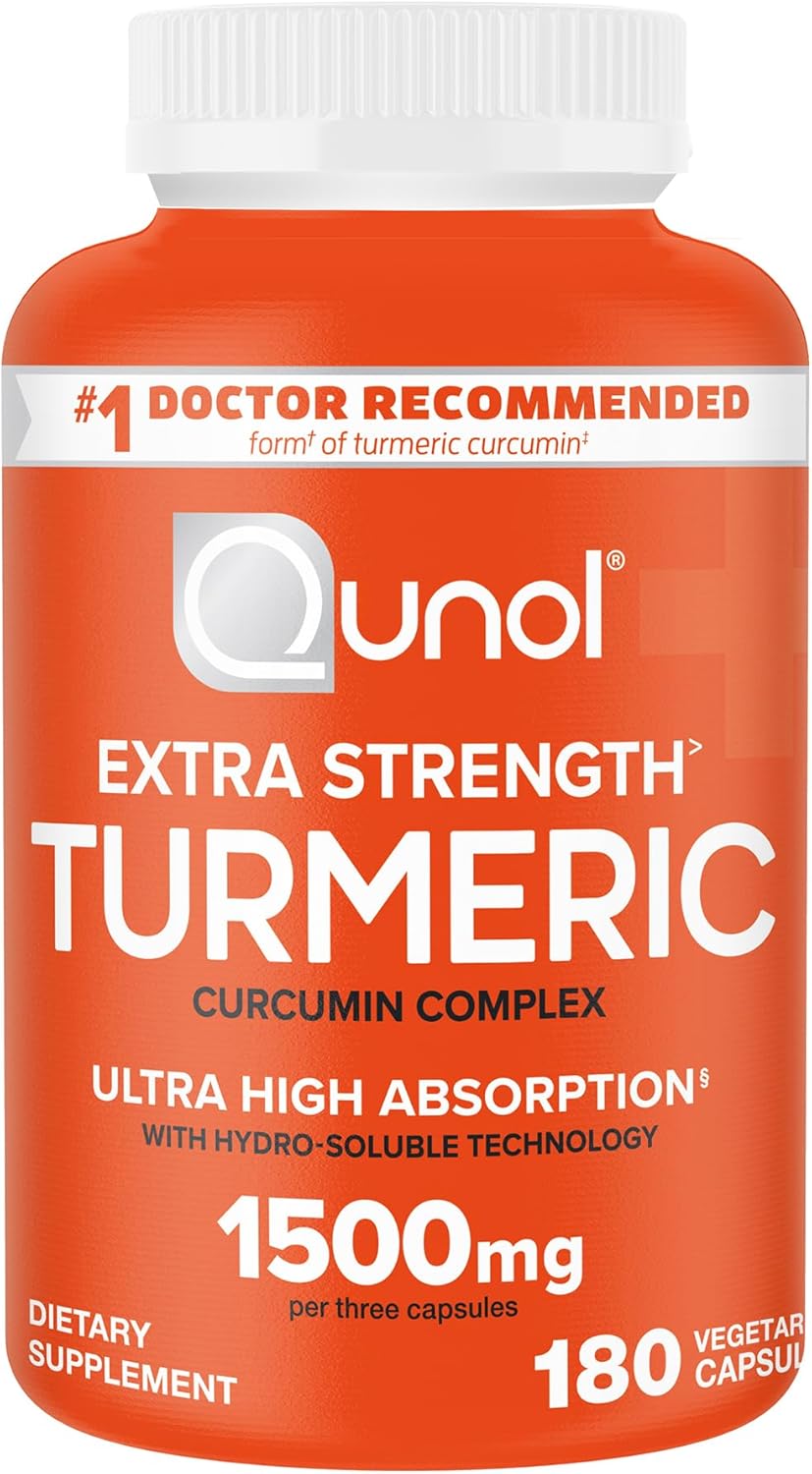 Ultra Absorption Turmeric Curcumin Capsules – 1500mg Extra Strength (180 Count, 2-Month Supply)