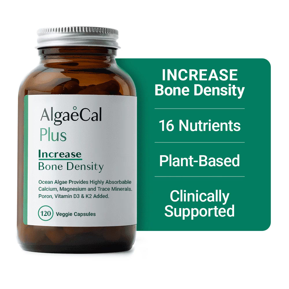 AlgaCl Plus Plant-Based Calcium Complex – Bone Density & Strength Support with 16 Nutrients
