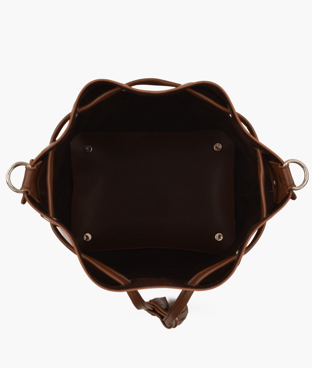 LumaVex - Horse brown bucket bag
