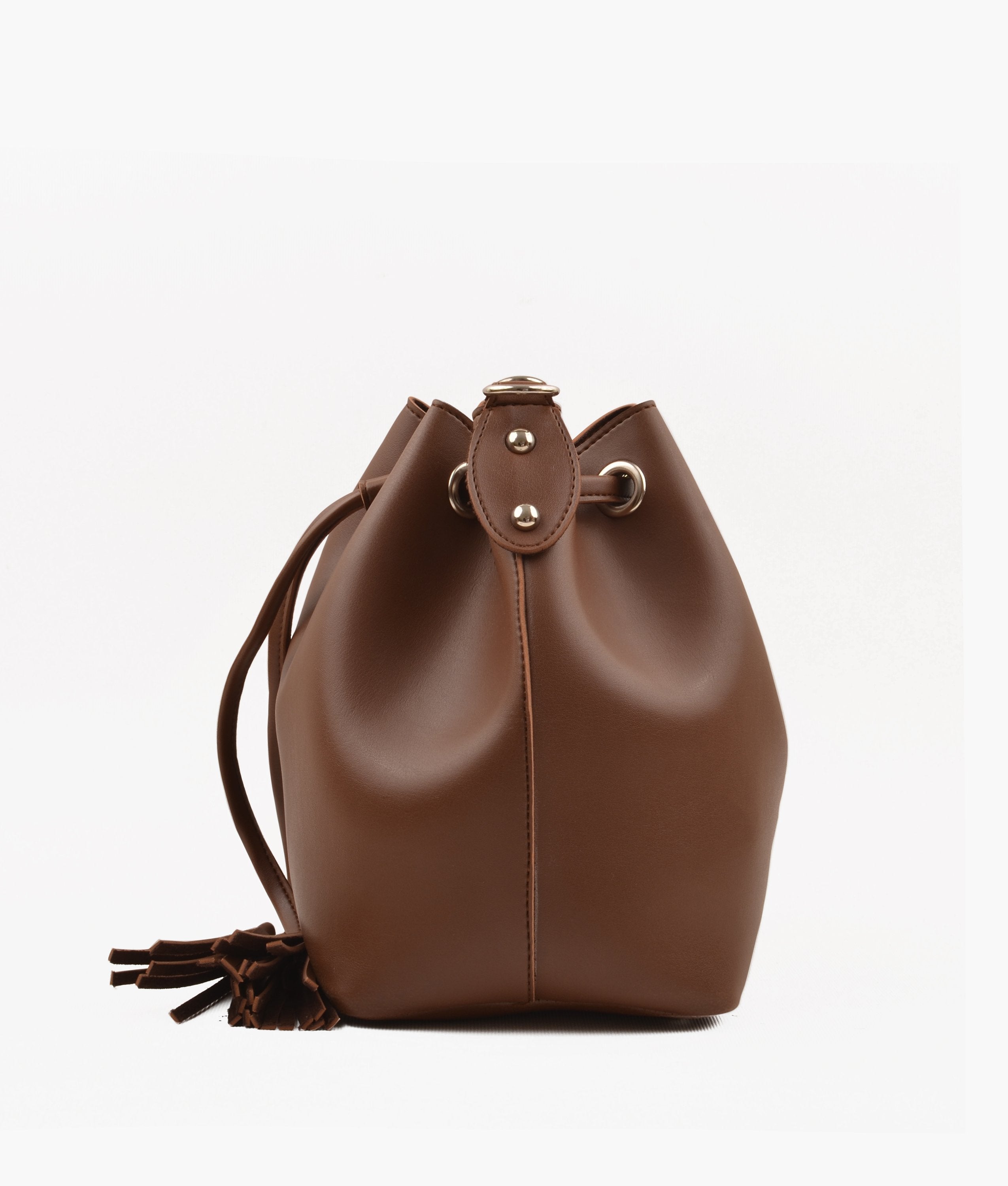 LumaVex - Horse brown bucket bag