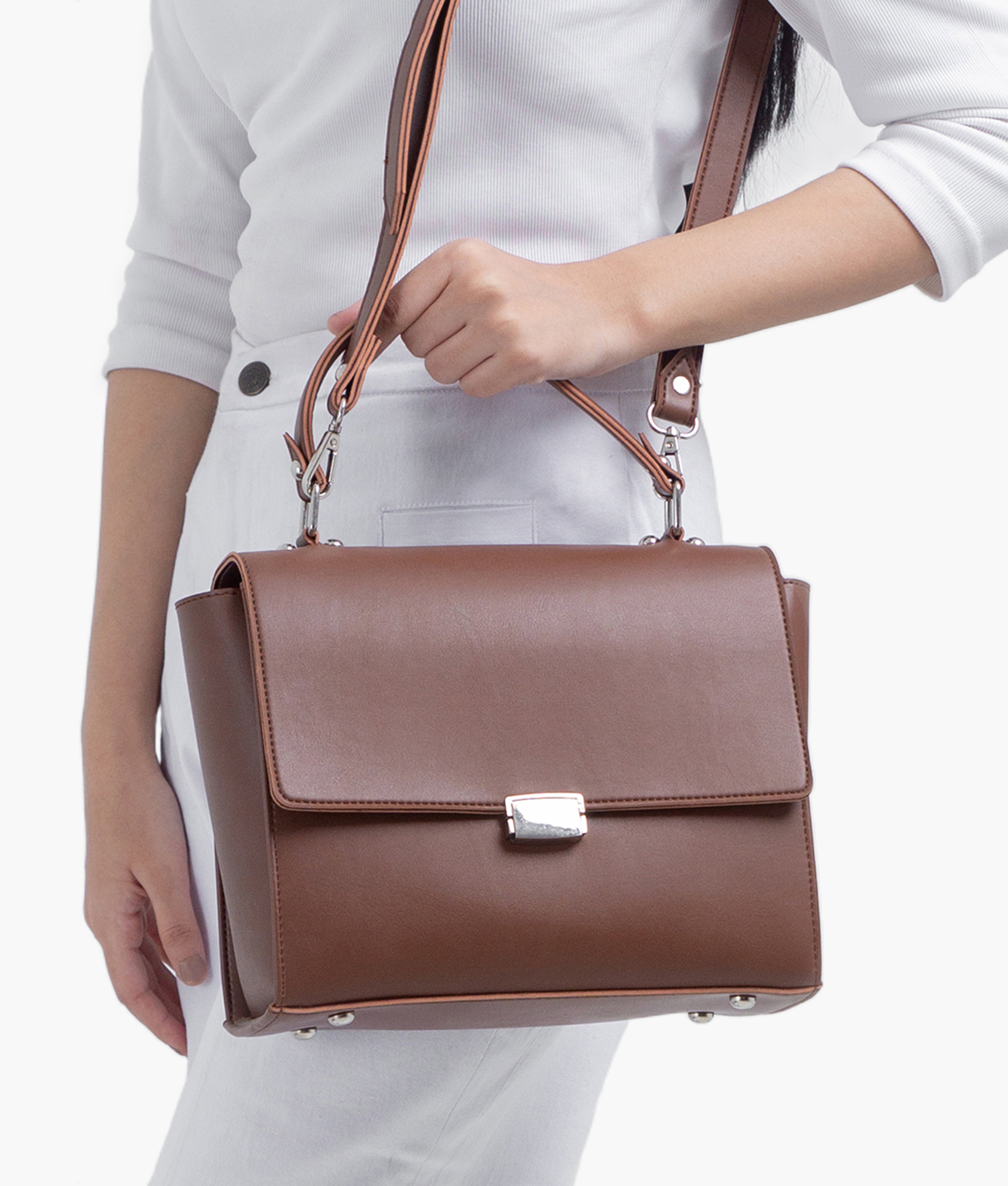 LumaVex - Brown mini messenger bag