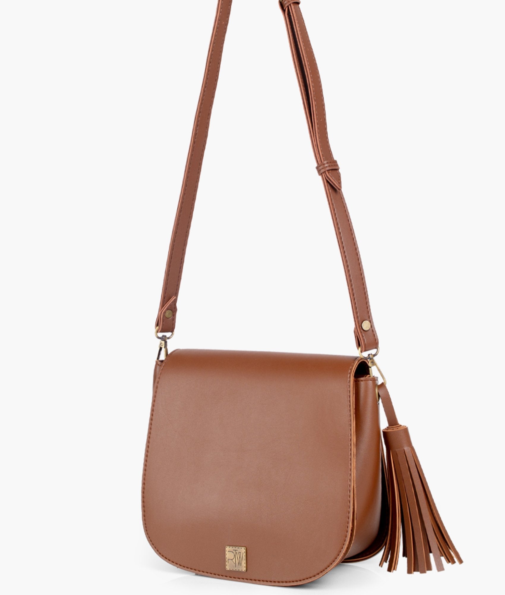 LumaVex - Brown foldover saddle bag