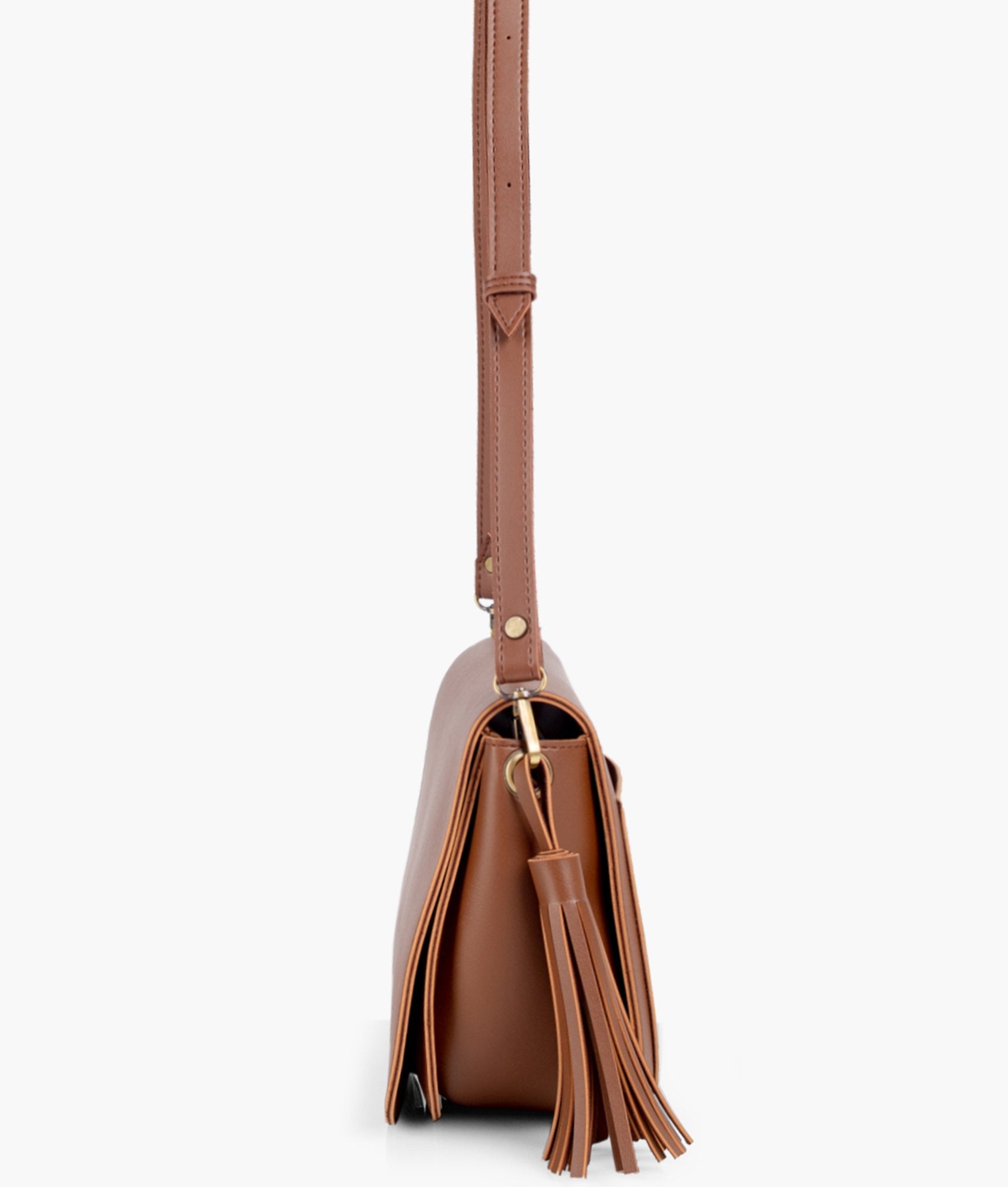 LumaVex - Brown foldover saddle bag