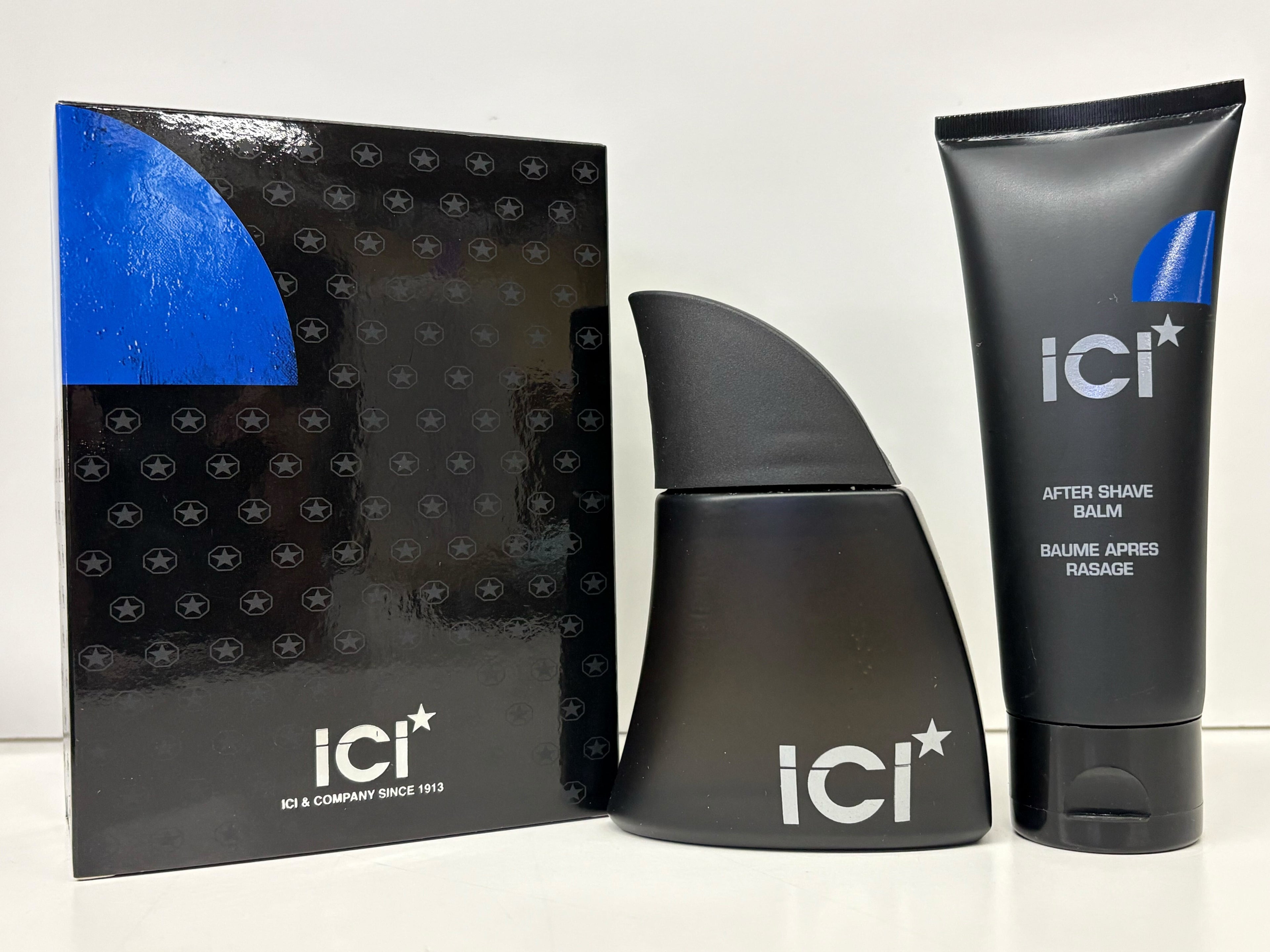 ICI for Men 2.5 Oz 75 ml Eau de Toilette Spray + 2.5 Oz after shave balm.