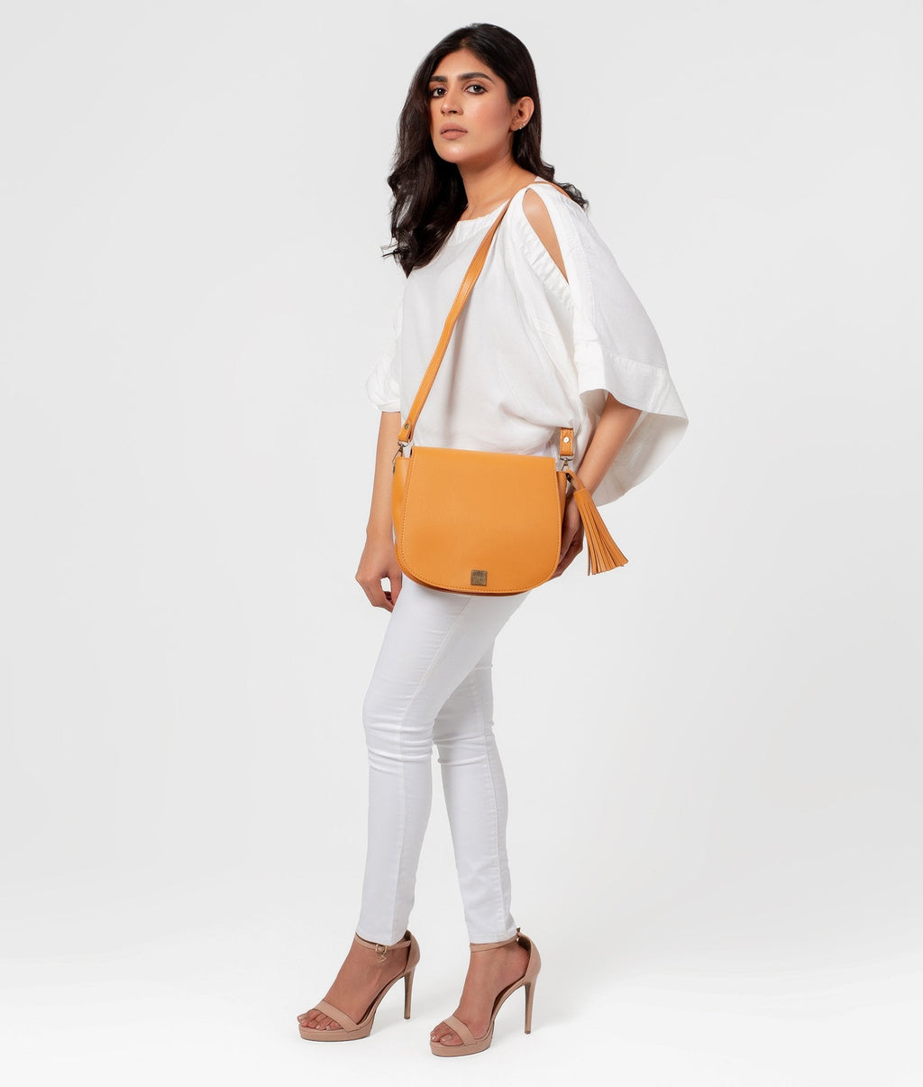 LumaVex - Mustard foldover saddle bag