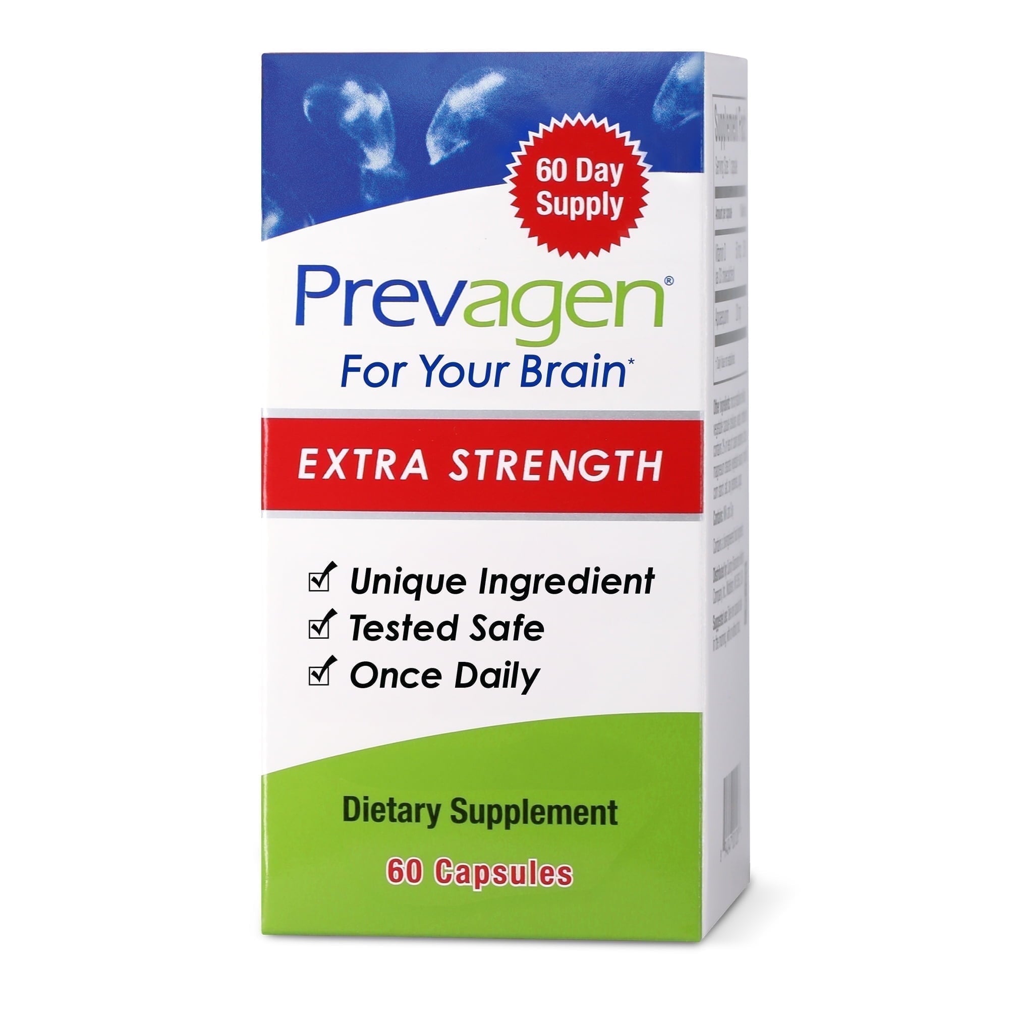 Extra Strength Brain Support Capsules – Daily Memory, Focus & Cognitive Health Formula (60 Capsules)