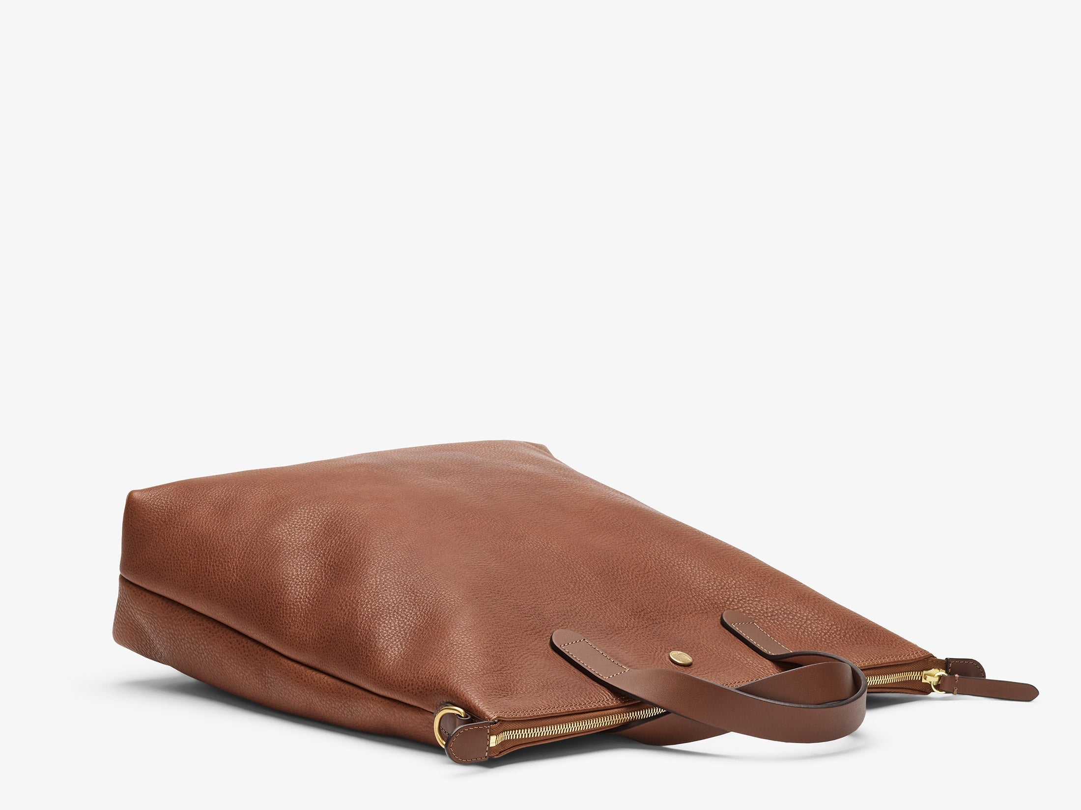 LumaVex - Shopper, Leather - Tabac/Cuoio