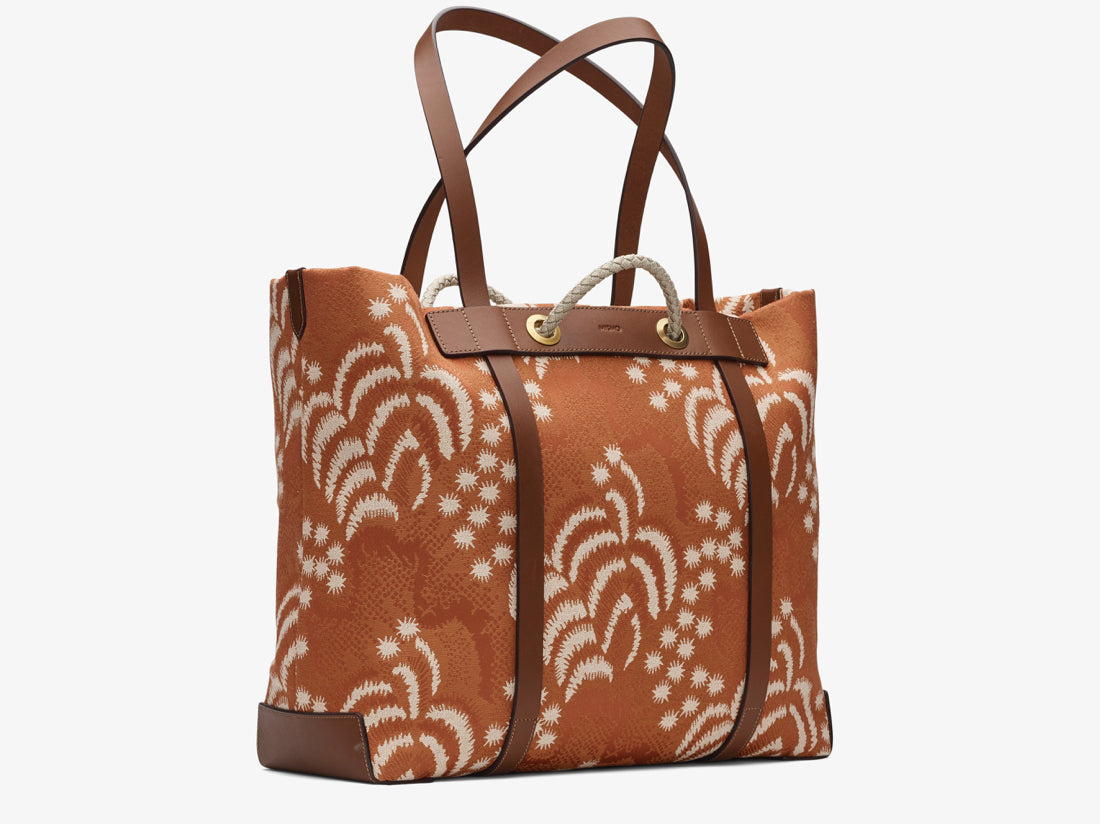 LumaVex - Seaside - Palm Jacquard/Cuoio