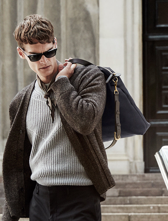 LumaVex - Shopper Navy/Dark Brown