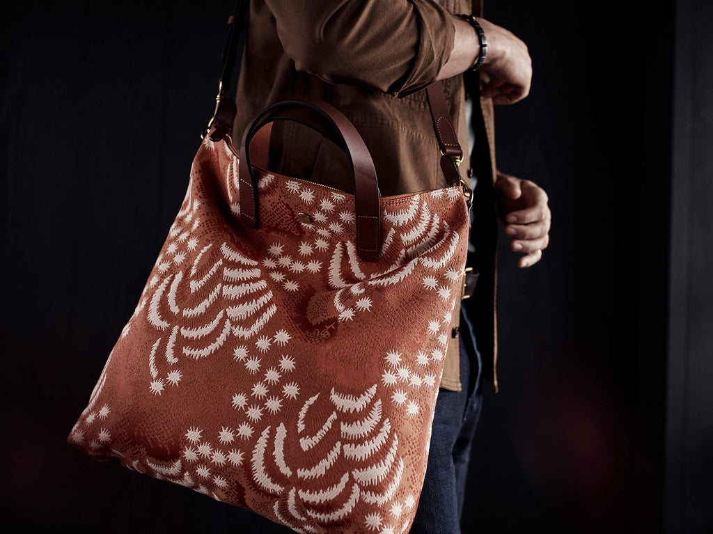 LumaVex - Shopper - Palm Jacquard/Cuoio