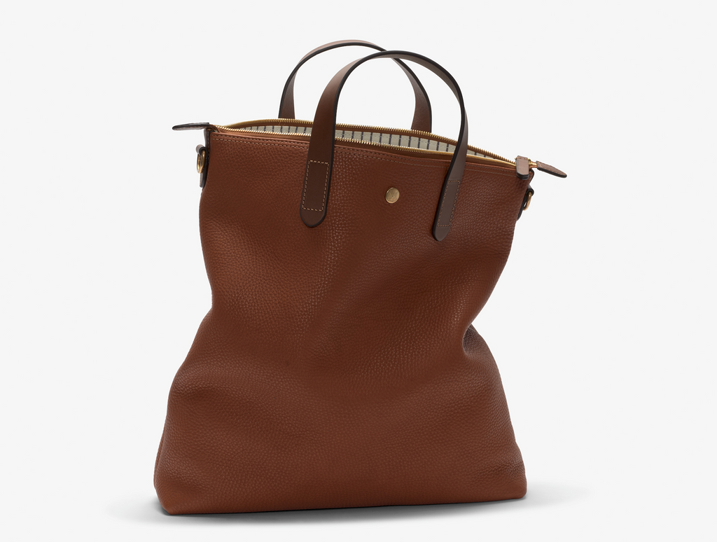LumaVex - Shopper, Leather - Tabac/Cuoio