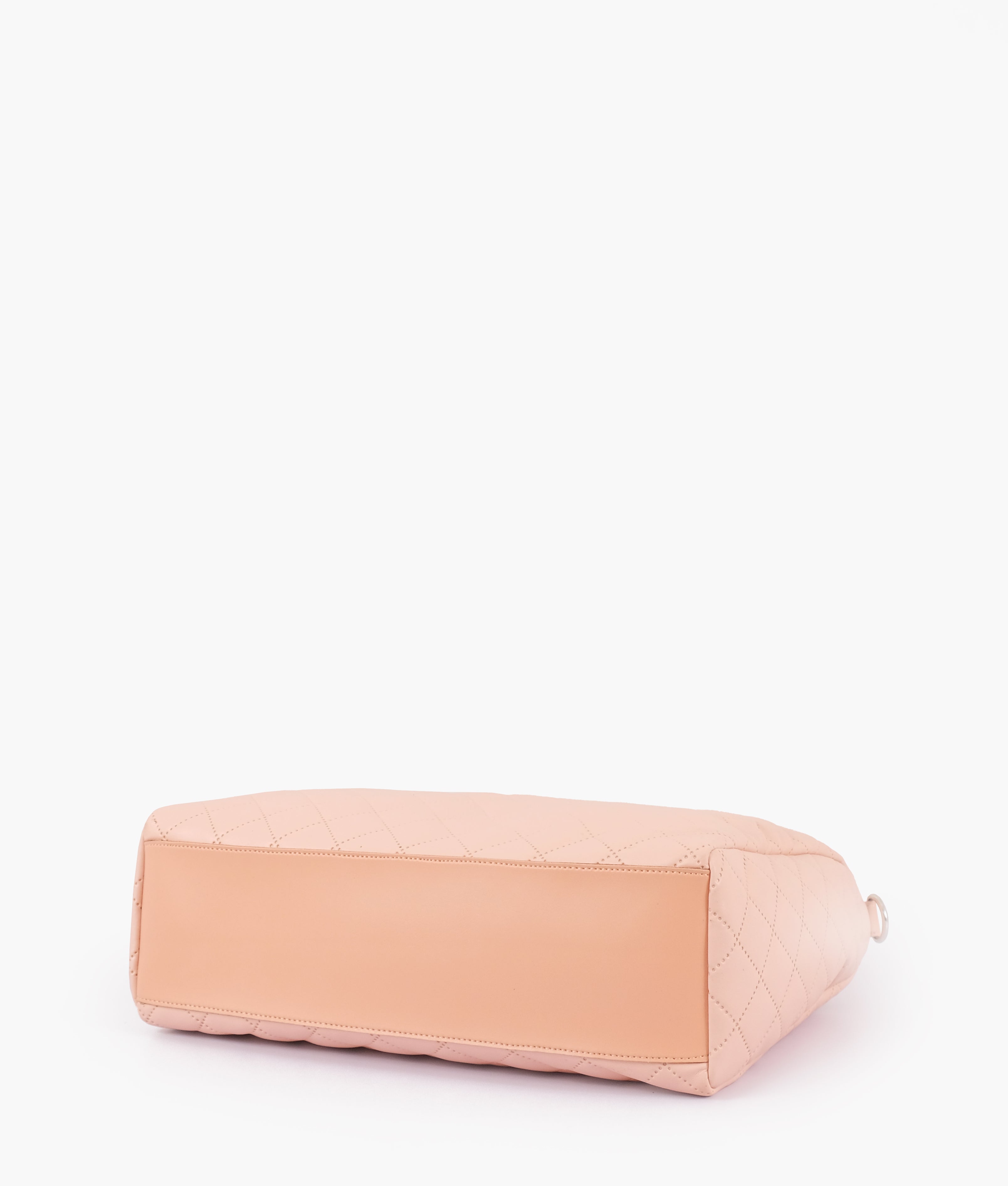 LumaVex - Baby pink quilted carryall tote bag