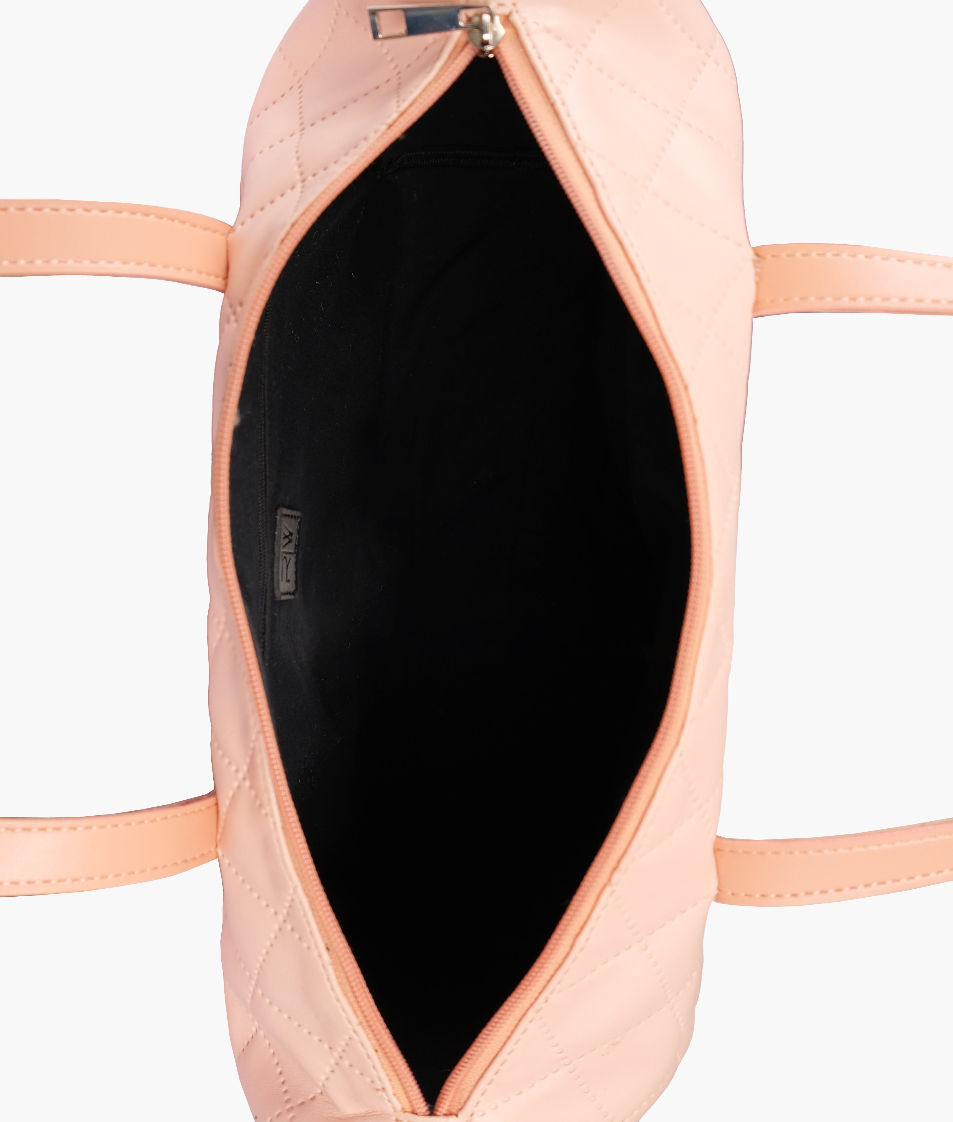 LumaVex - Baby pink quilted carryall tote bag