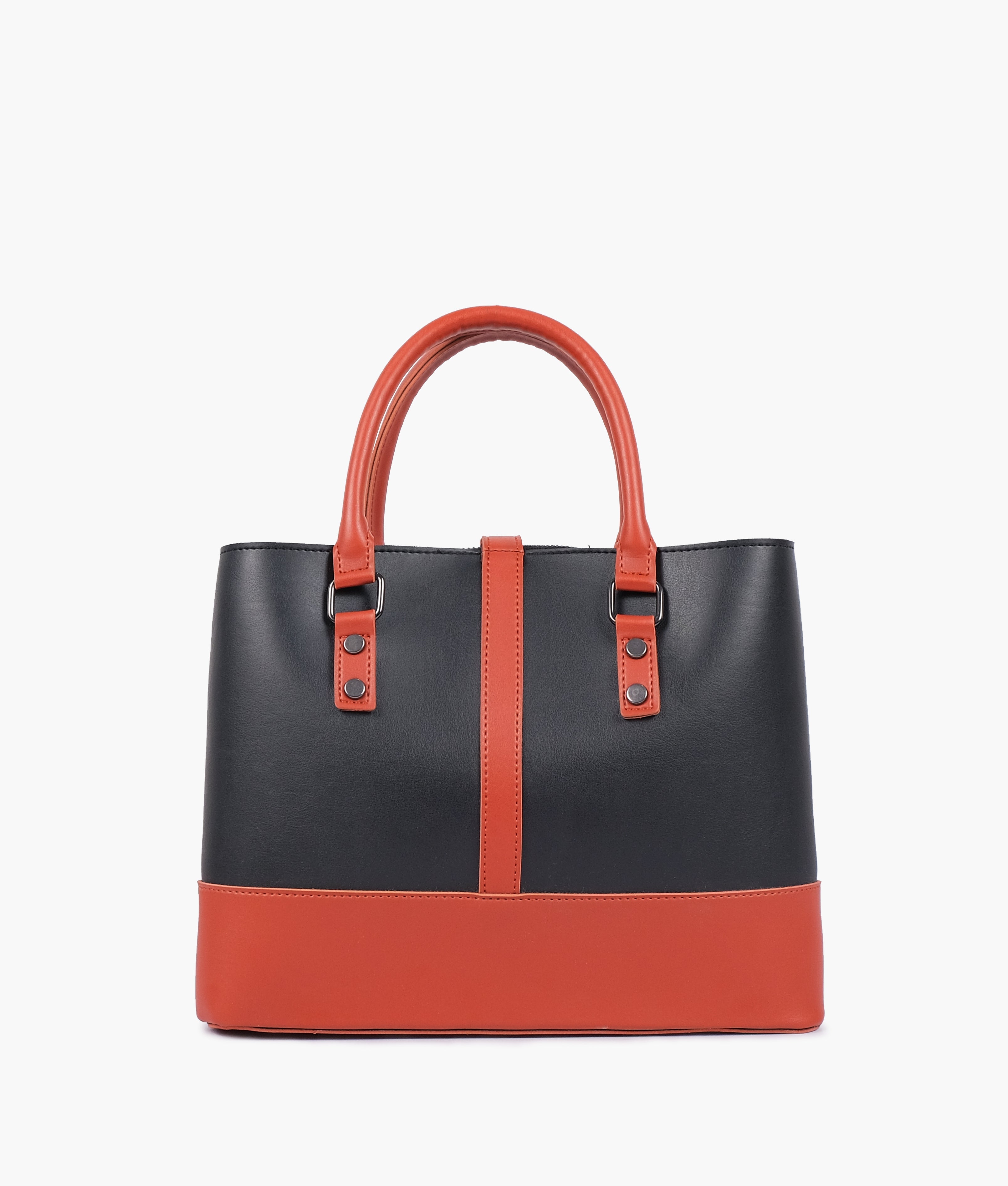 LumaVex - Black and rust multi-compartment shoulder bag