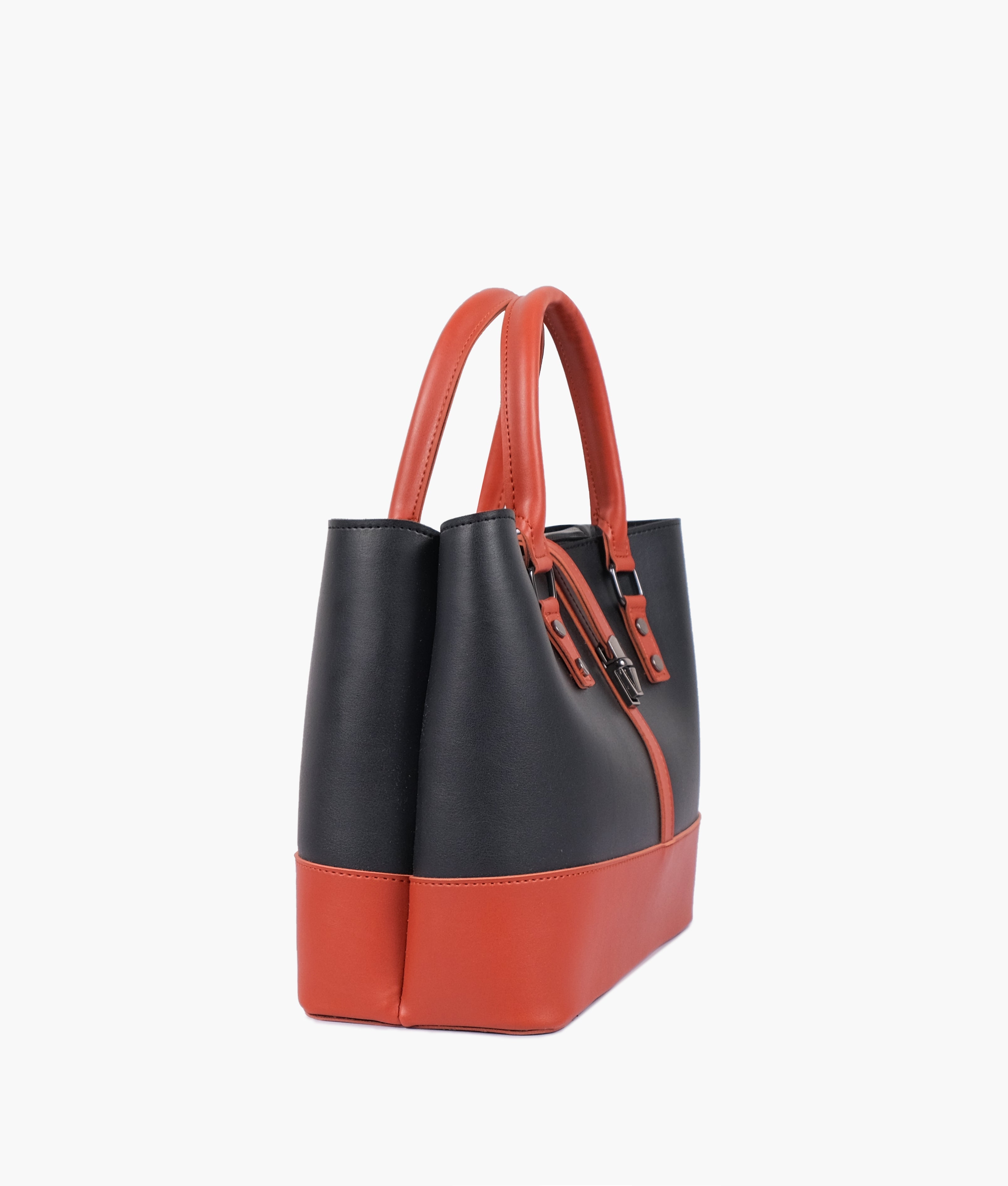 LumaVex - Black and rust multi-compartment shoulder bag