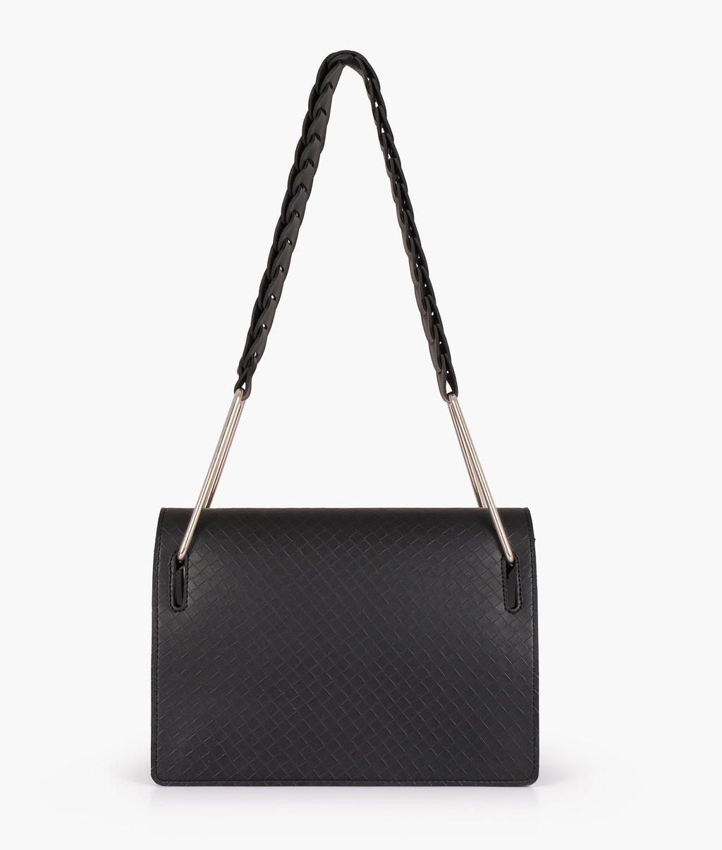 LumaVex - Black loop strap shoulder bag