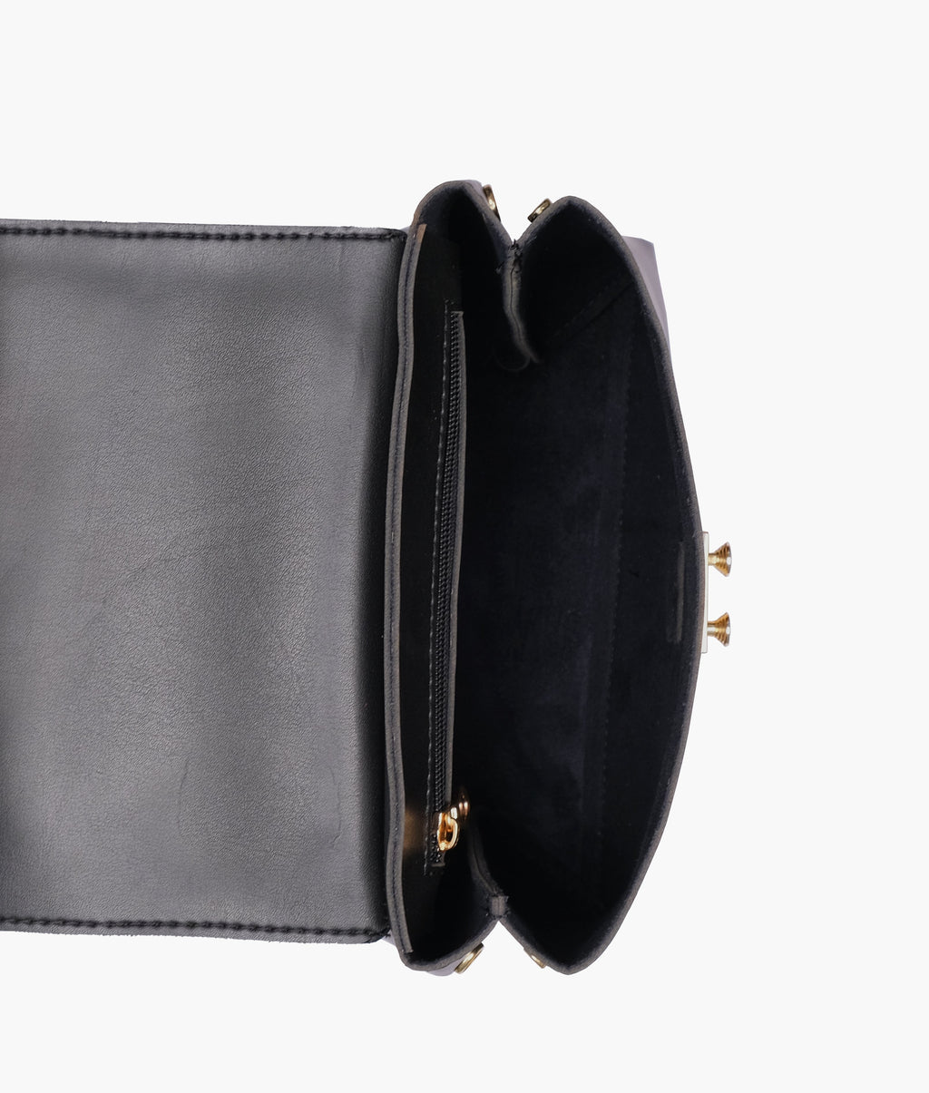LumaVex - Black mini top-handle bag