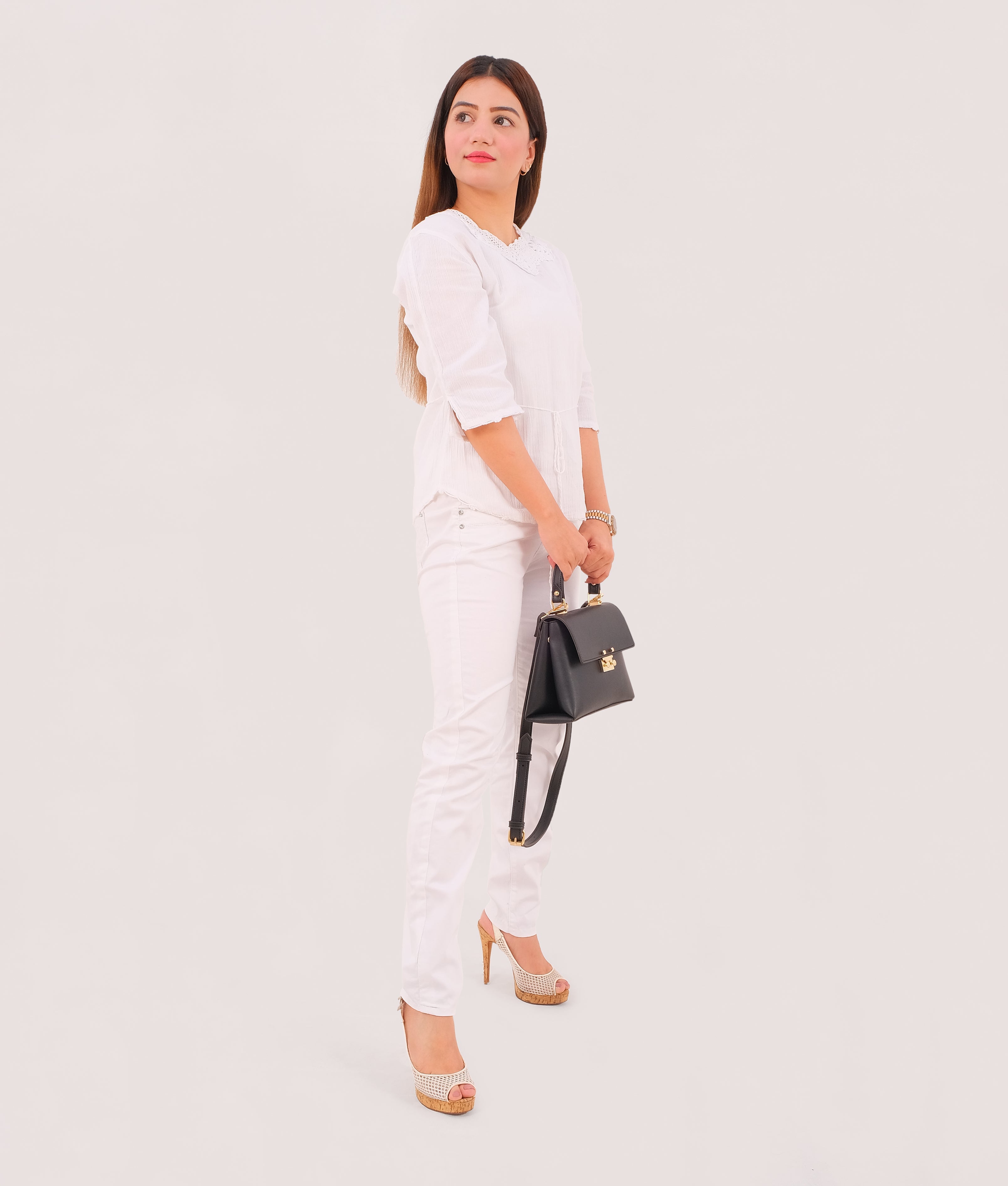 LumaVex - Black mini top-handle bag