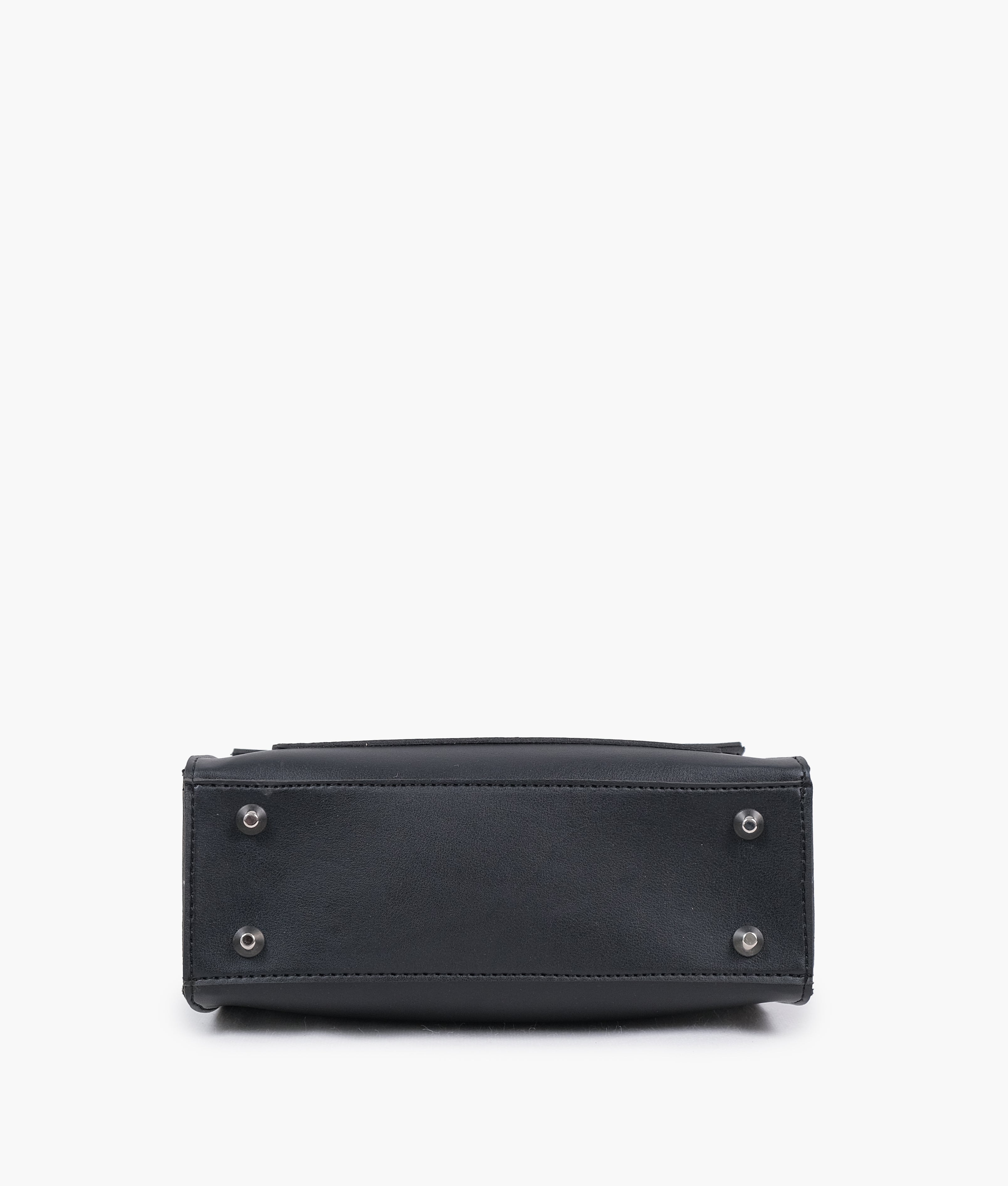 LumaVex - Black push-lock messenger bag