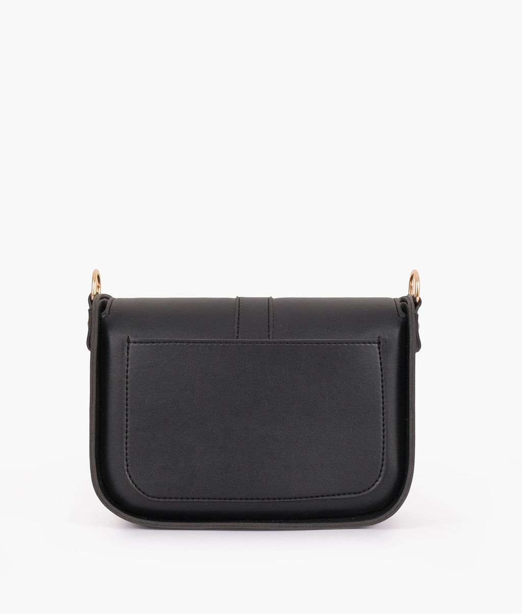 LumaVex - Black saddle buckle bag