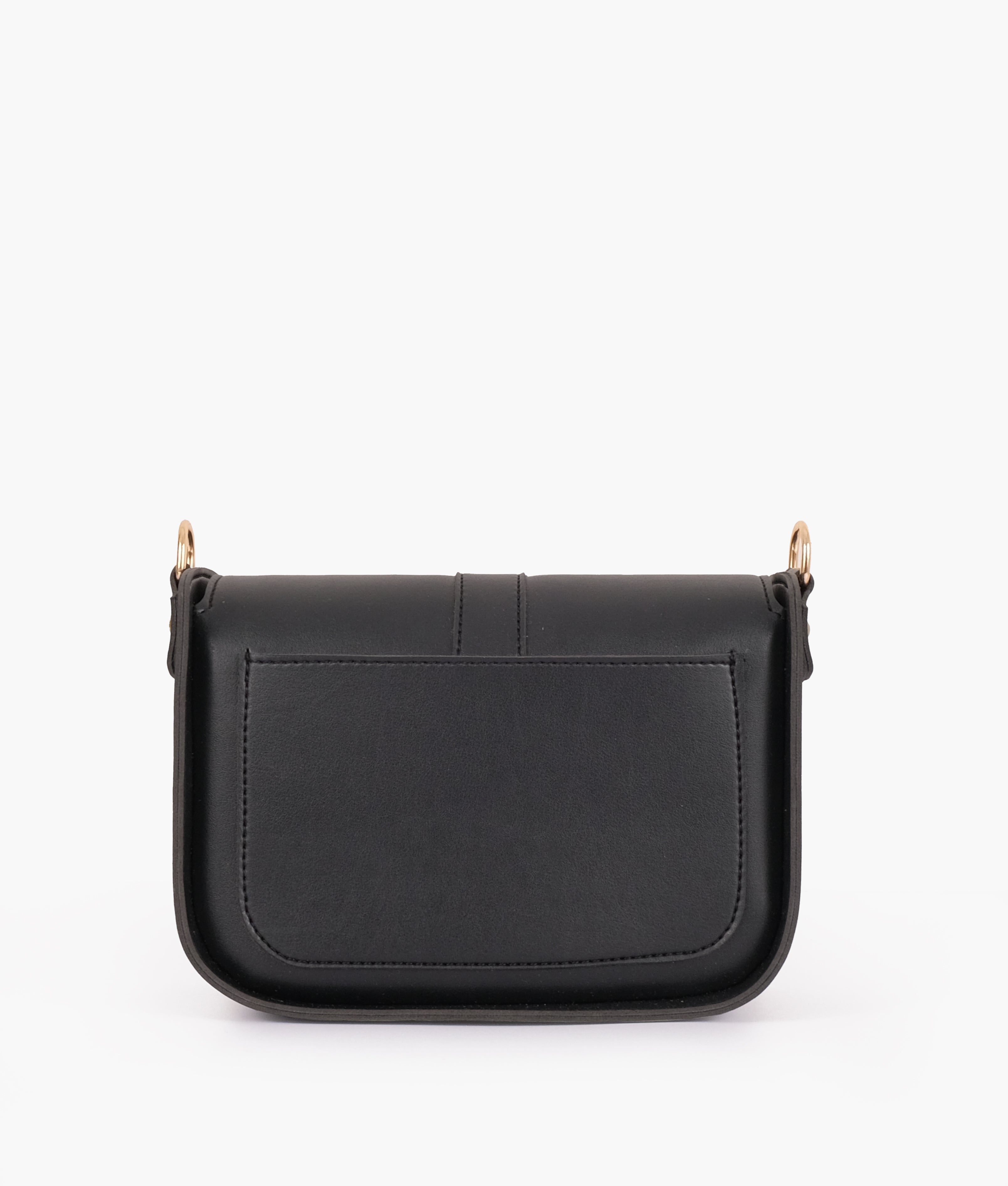 LumaVex - Black saddle buckle bag