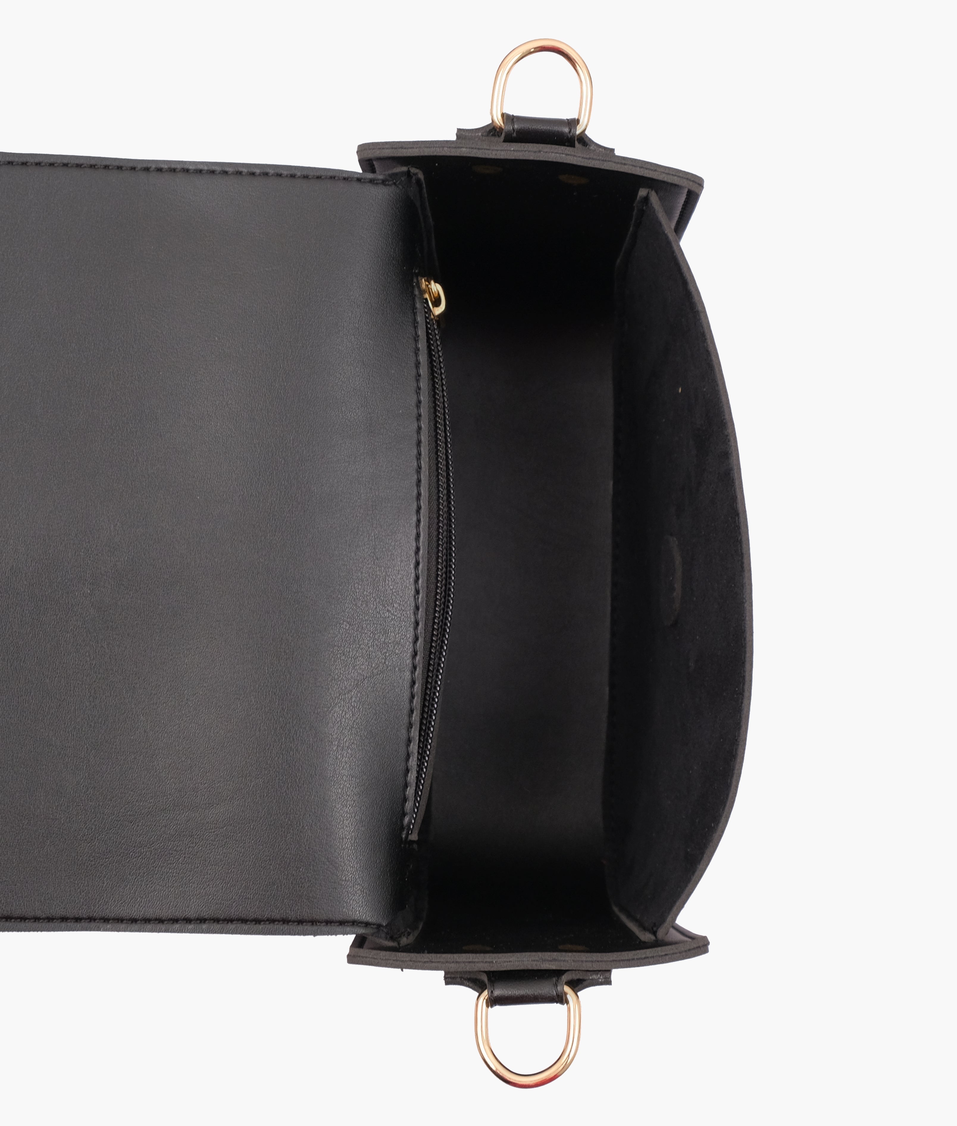 LumaVex - Black saddle buckle bag