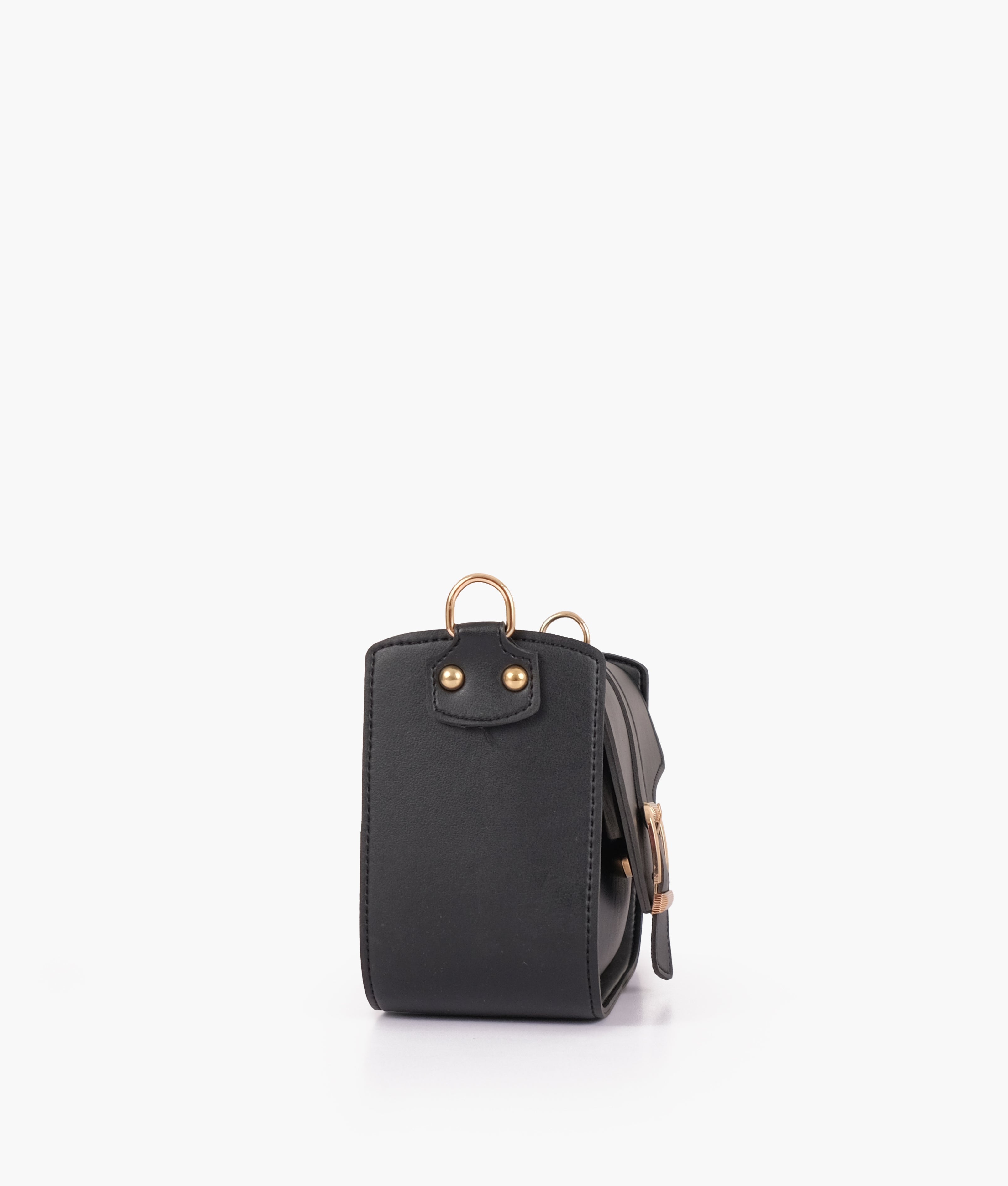 LumaVex - Black saddle buckle bag